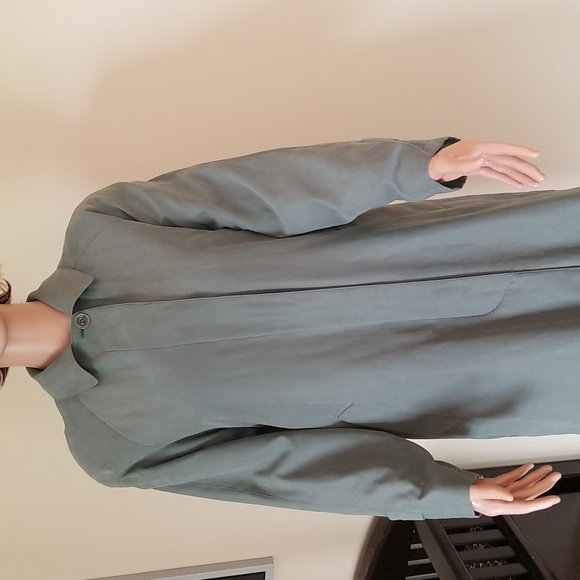 Vintage London Fog Women's Ladies Spring Fall Coat / Sz 6P / Olive Green - Picture 4 of 16